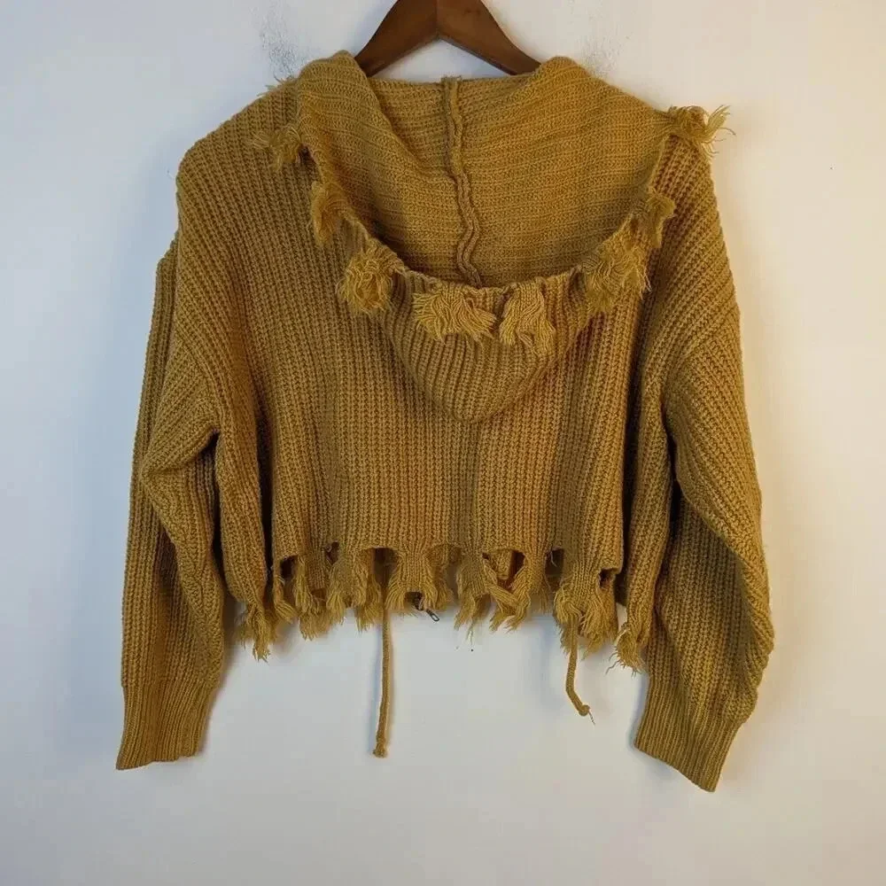 Zaful fringed hooded